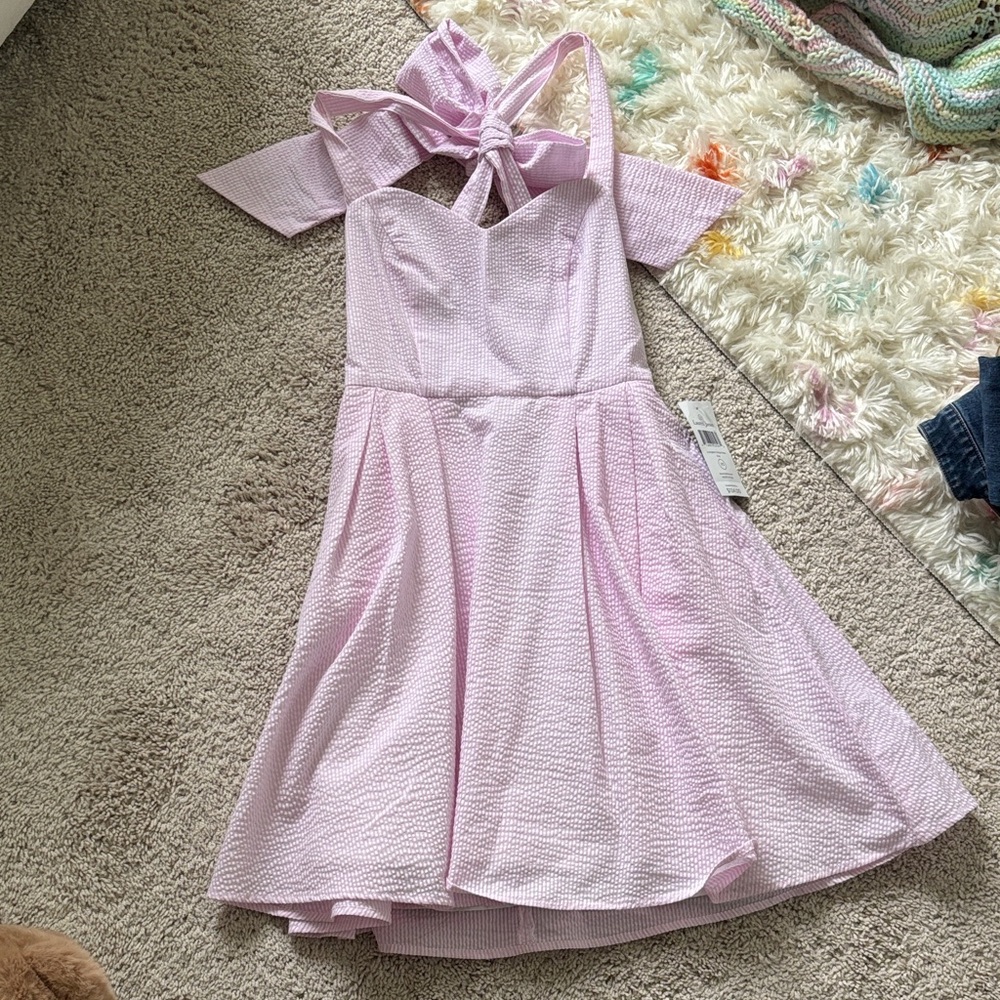 Charming Pink Womens Dress